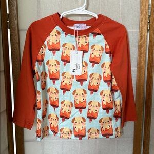 Pete + Lucy Boy Shirt Pupsicle size 2T